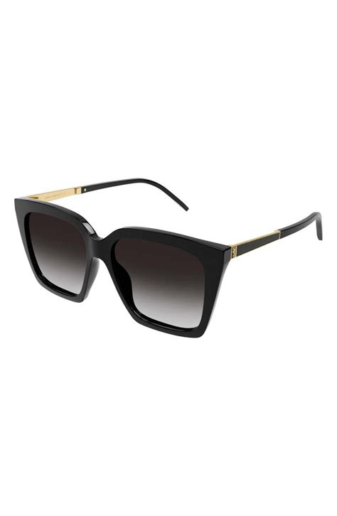 occhiali yves saint laurent cat-eye|Saint Laurent 56mm Cat Eye Sunglasses .